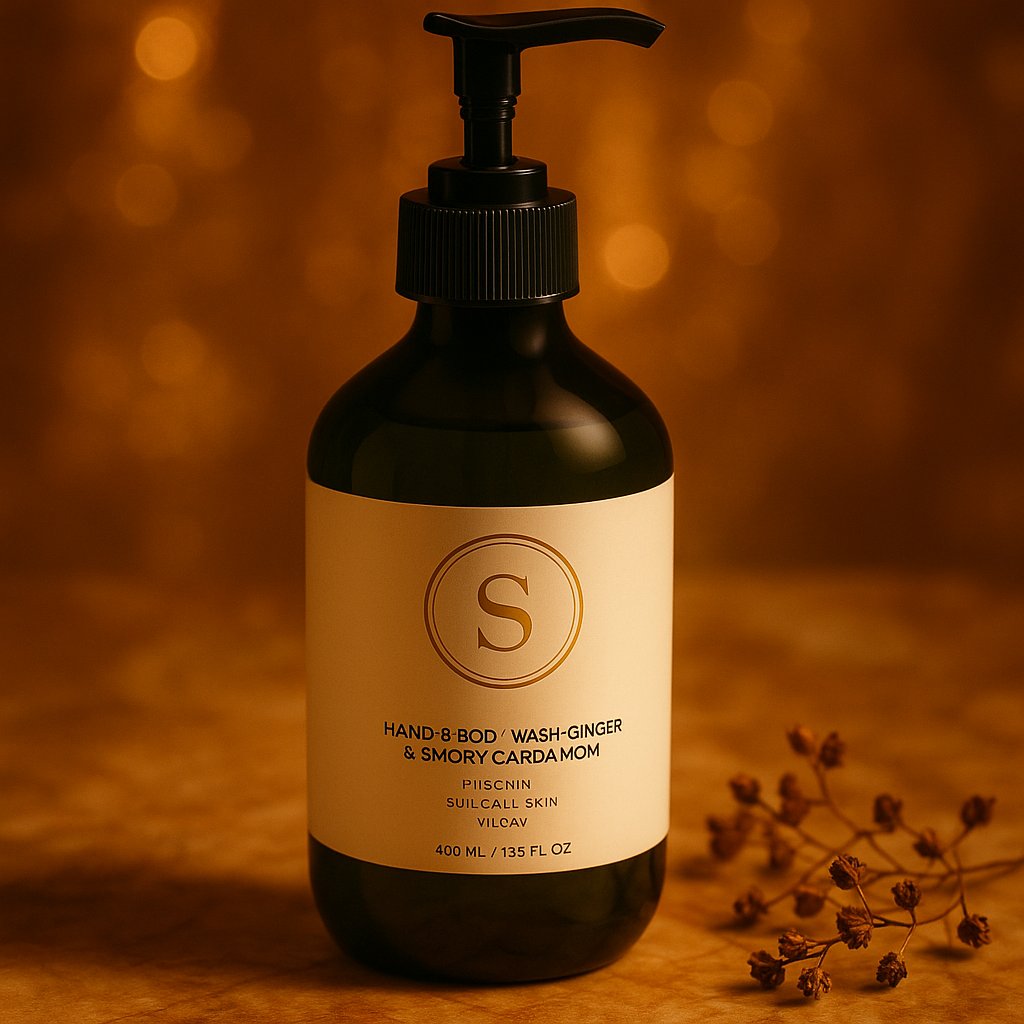 Hand & Body Wash, Ginger & Smoky Cardamom | SEREN MAISON
