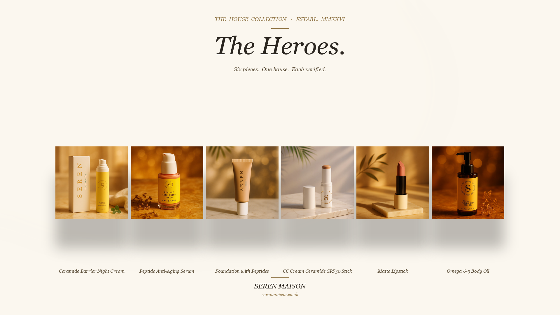 SEREN Beauty heroes collection