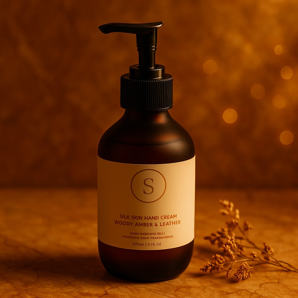 Silk Skin Hand Cream, Woody Amber & Leather | SEREN MAISON